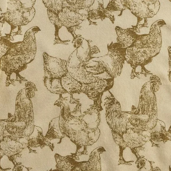 NWT Kate Quinn Chicken Party Kanga Hoodie Shortie - Picture 2 of 2